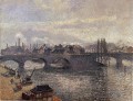 the pont corneille rouen morning effect 1896 Camille Pissarro